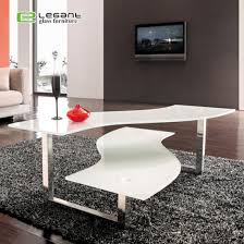 Choose from our large selection of oak, painted, pine & even polished concrete coffee tables. Art Double Deck Center Table White Painting Tempered Glass Coffee Table China Coffee Tables Tempered Glass Coffee Table Made In China Com