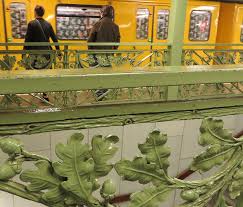 Decorative Metalwork At Fehrbellinerplatz Metro Berlin Fernsehturm Zoologischer Garten Hauptstadt