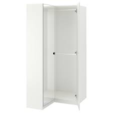 The wardrobes have narrow depth and sliding doors, offering space to store your shoes, hats, coats, umbrellas and keys and get your hallway in order. Pax White Fardal Vikedal Corner Wardrobe 111 88x201 Cm Ikea