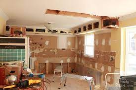 Usually cabinets are nailed or screwed to studs through the back. How To Remove A Soffit Kitchen Renovation Update Kitchen Soffit Kitchen Renovation Cleaning Hacks