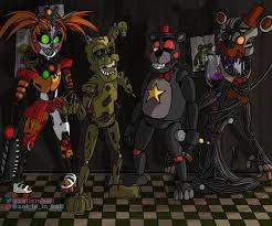 Scrap Gang Fivenightsatfreddys Fnaf Drawings Fnaf Characters Fnaf Night Guards