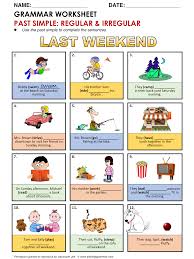 English Grammar Worksheet Past Simple Regular Irregular Verbs Http Www Allthingsgrammar Com Professores De Ingles Exercicios De Ingles Ensino De Ingles