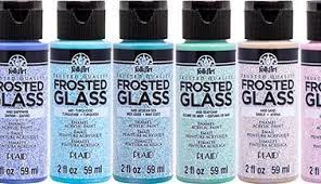 Folkart Enamels Frosted Glass Paint Faq Frosted Glass Paint Frosted Glass Diy Glass Painting