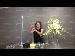 Eiffel Tower Flower Centerpiece Video Oasis Floral Products Flower Centerpieces Wedding Tall Flower Centerpieces Tall Flower Arrangements