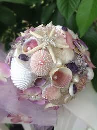 Purple is a versatile wedding color with so. Purple Pink Beach Bouquet Seashell Bouquet Destination Wedding Shell Bouquet Lavender Wedding Bouquet Seashell Bouquet