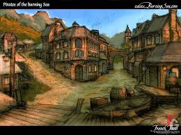 Pirates Of The Burning Sea French Town