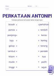 Demikian pembahasan tentang antonim (lawan kata). Perkataan Antonim Language Malay Grade Level Tahun 4 School Subject Bahasa Melayu Bm Main Content Pemahaman Other Cont In 2021 Worksheets Workbook Malay Language