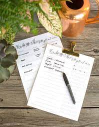 The best way to make printable place cards online gorgeous place cards for your wedding, party, or any event in under 5 minutes. Celebrate Earth Day With A Free Plant Care Printable