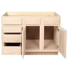 Get free shipping on qualified unfinished wood bathroom cabinets & storage or buy online pick up in store today in the bath department. Unfinished Oak Bathroom Vanity Sink Drawer Base Cabinet 48 Unfinished Bathroom Vanities Oak Bathroom Vanity Bathroom Vanity Base