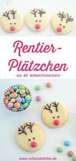 Rentier Platzchen Schnell Und Einfach Verziert Schnin S Kitchen Backen Weihnachten Kinder Weihnachten Rezepte Platzchen Rezepte Weihnachten
