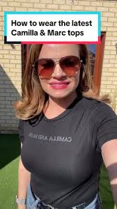 How to wear the latest Camilla and Marc’s tops! I am wearing my existing  jacket, trench coat, pink high waisted trouser, jeans and black skirt. By  simply wearing a basic black tee you can definitely ...