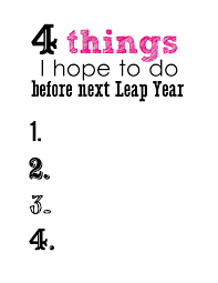 Leap Day Time Capsule Free Printable My Sister S Suitcase Packed With Creativity Leap Day Leap Year Time Capsule Free Printable