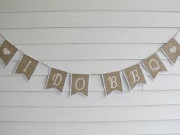 Rustic Burlap I Do Bbq Wedding Banner Shown With Etsy I Do Bbq Wedding Banner Bbq Wedding