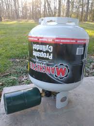 Propane tanks cannot be filled unless they have an overfilling protection device, or opd. How To Refill One Pound Camping Propane Bottles Skyaboveus
