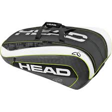 For novak djokovic , it's a makeshift game of tennis in a living room with frying pans as the rackets. Head Djokovic 12r Monstercombi Tennis Bag Tennisnuts Com