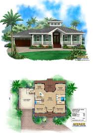 Beach House Plan 1 Story Old Florida Style Coastal Home Floor Plan Small Cottage House Plans Florida House Plans Beach House Plan