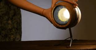 I Designed A Lamp That Uses Diaphragm To Change The Intensity Of Light Mechanical Design Interactive Lighting Design