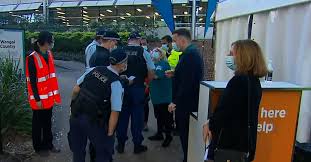 Will remain at venue following their positive results, according. Coronavirus Sydney S Mass Vaccination Hub Opens As Covid 19 Restrictions Extended