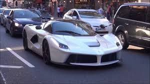 Ferrari laferrari suspension pictured here. White Ferrari Laferrari Hits London Youtube