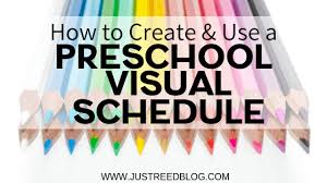 Thus, the daily routine printable that you see here was created! How To Create And Use A Preschool Visual Schedule