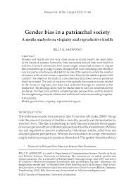 Wacana terletakkan dalam hieraki tertinggi iaitu selepas tingkat ayat,klausa, frasa dan kata. Pdf Billy K Sarwono Gender Bias In A Patriarchal Society A Media Analysis On Virginity And Reproductive Health Wacana Journal Of The Humanities Of Indonesia Academia Edu