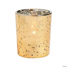 Choose the decorative candle holders according to your personal taste. Gold Flecked Mercury Votive Candle Holders 36 Pc Oriental Trading