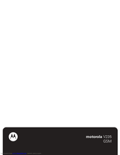 V235 le pedirá por el código de operador o código de red o enter subsidy code, . Motorola V235 Manuals Manualslib