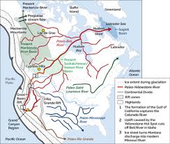 the paleo bell river north america s vanished in 2021 yellowstone river mackenzie river river basin