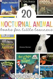 20 Nocturnal Animals Book List Mrs Jones Creation Station Animal Book Nocturnal Animals Animal Books