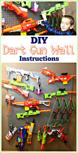 (i say this as someone who observed someone else make this nerf gun rack). Nerf Gun Wall Diy Online Shopping