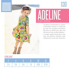 Check Out This Sizing Chart For The Lularoe Adeline Kids