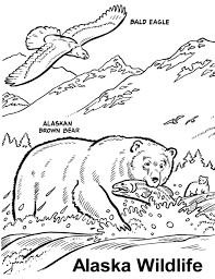 Many active volcanoes are found in the aleutians. Alaska Coloring Page Bmo Show