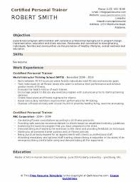 In this cv format guide we'll show you exactly how to choose which cv format is best for you. Certified Personal Trainer Resume Samples Qwikresume