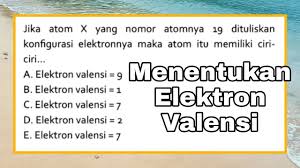 Menentukan Elektron Valensi Unsur Youtube