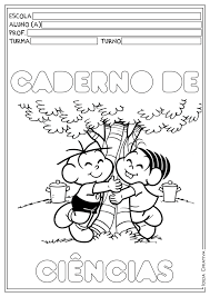Capa De Caderno De Matemática Para Colorir Ensino Fundamental Atividades E Projetos Educacionais Capas Para Cadernos Turma Da Monica Capa De Caderno Caderno De Ciencias Turma Da Monica Colorir