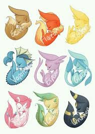 Eeveelutions Sokoto Cuteeeeeee Dessin Pokemon Dessin Kawaii Animaux Pokemon Evoli