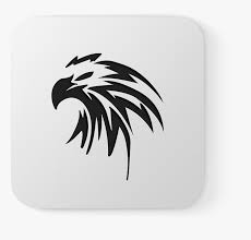 With an ultra aesthetic design this tattoo would perfectly fit on your back or shoulders and look amazing. Transparent Feather Tattoo Png Simple Eagle Face Tattoo Png Download Kindpng