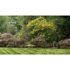 Easy link pieces make it simple to build the border that fits your needs. Hampton Bay Empire Westbrook 28 In Black Steel Decorative Fence Gate 860176 The Home Depot In 2020 Fence Gate Hampton Bay Lee Garden