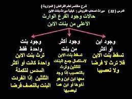 22 تابع كيفية ميراث بنات الابن youtube