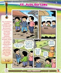 Komik Adab Bertamu Komik Anak Pendidikan Anak Usia Dini Literasi