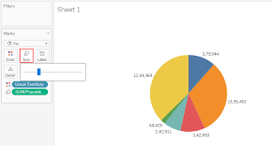 using donut pie charts in tableau