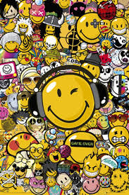 Smiley Graffiti Wallpaper Iphone Doodle Art Drawing Smiley