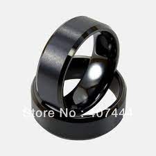 Free Shipping Cheap Price Jewelry Usa Brazil Russia Hot Sales His Her 8mm Black Brushed Mens Wedding Bands Black Black Tungsten Rings Rings Mens Wedding Bands