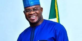 Image result for INEC declares Yahaya Bello winner of Kogi governorship election      , photos