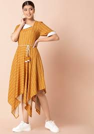 Juniors' pink republic bar back double scoopneck skater dress. Yellow Dresses Buy Yellow Dresses For Women Girls Online India Indya