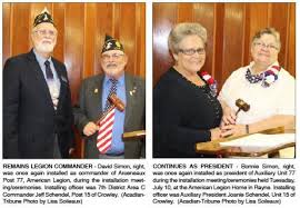 Post 77 Legion, Auxiliary Unit 77 install officers