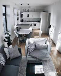 41 Beautiful Living Room And Kitchen Decorating Ideas Apartment Decor Inspiration Small Apartment Living Room Affordable Apartment Decor