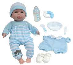 Berenguer Boutique 15 Realistic Soft Body Baby Doll Open Close Eyes 10 Pcs Set Blue Ages 2 Baby Doll Toys Soft Baby Dolls Baby Dolls