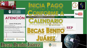 Formación dual, excelencia, becas deportivas, movilidad, etc. 18 De Junio Inicia El Pago De Becas Benito Juarez Conforme A Calendario Youtube