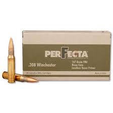 Perfecta By Fiocchi 308 Win Ammunition 400 Rounds Fmj 147 Grains 308 Winchester Ammunition Grains